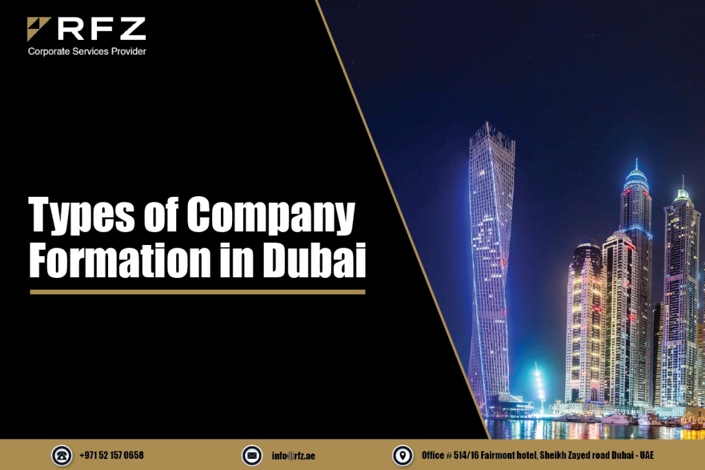 types of company formation in Dubai